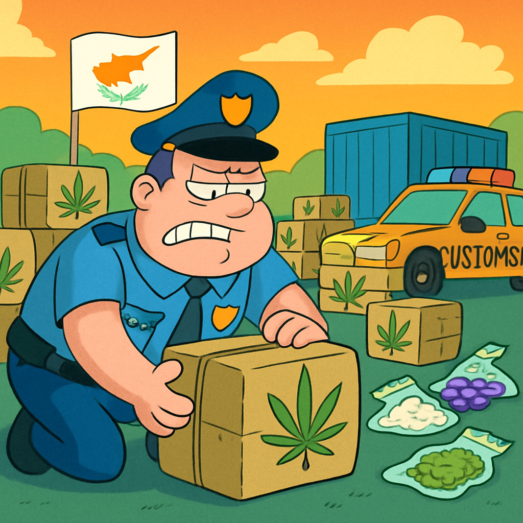 В 2025 году на Кипре зафиксированы рекордные изъятия наркотиков.