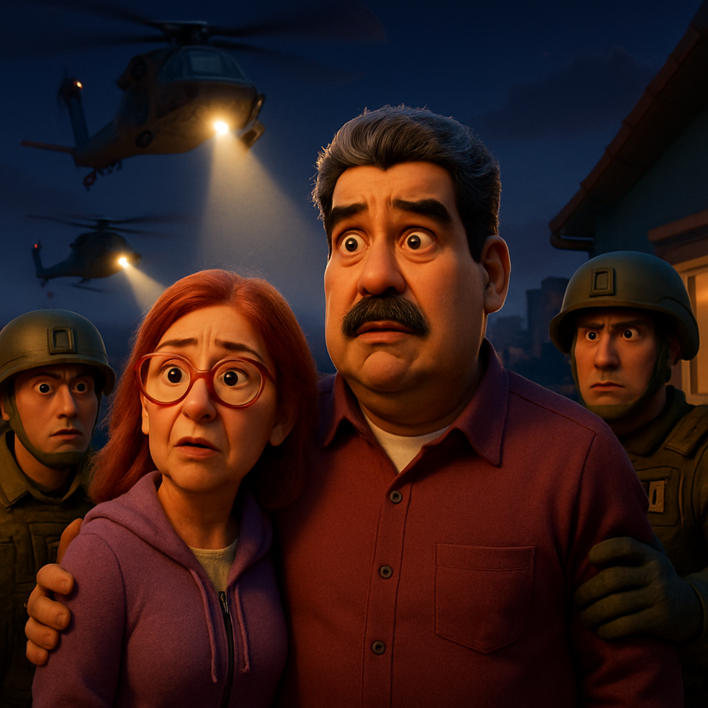 Nicolás Maduro and his wife, Cilia Flores, were taken from their home in Venezuela's capital city Caracas in a dramatic nighttime US military operation.