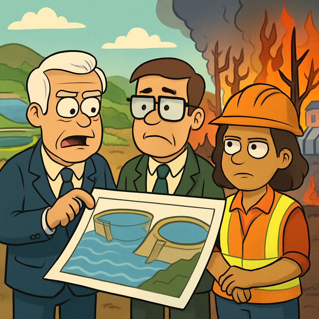 The authorities of Paphos are requesting the construction of 2 new reservoirs following the tragic events of 2025, when a fire destroyed the region's desalination plant and the Mavrokolimbos reservoir had to be drained due to damage.