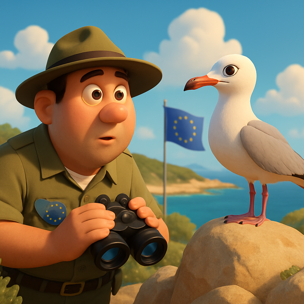 The European Union has included the area near the Karpasia Peninsula in a conservation plan to protect one of the rarest seabirds, Audouin's Gull.