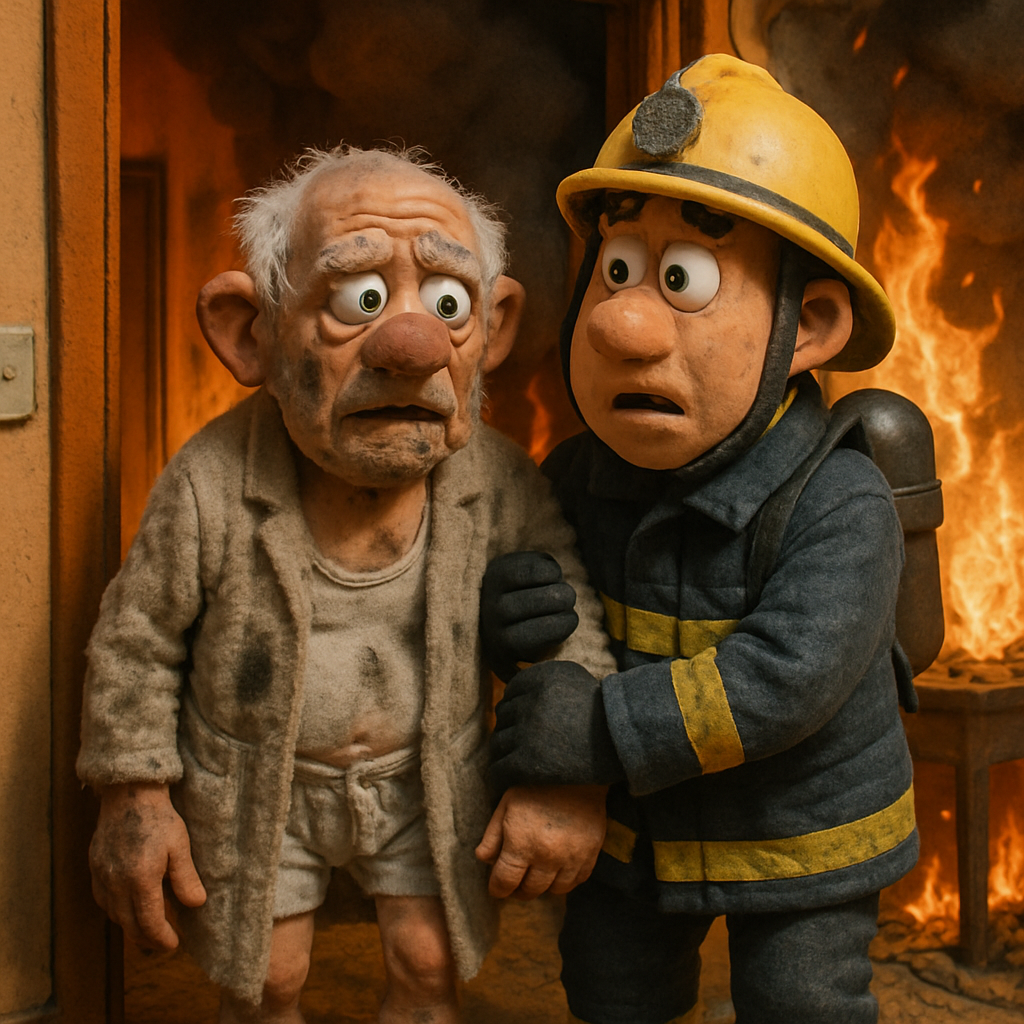 78-летний мужчина получил ожоги в результате пожара в квартире в Никосии в воскресенье вечером.