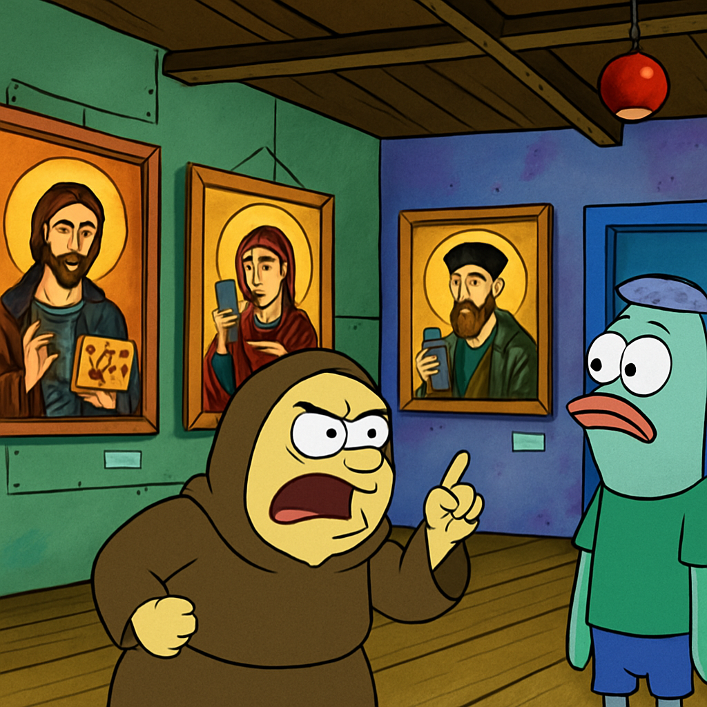 В Пафосе отменили выставку художника Джорджа Гавриэля, который ранее уже подвергался осуждению.