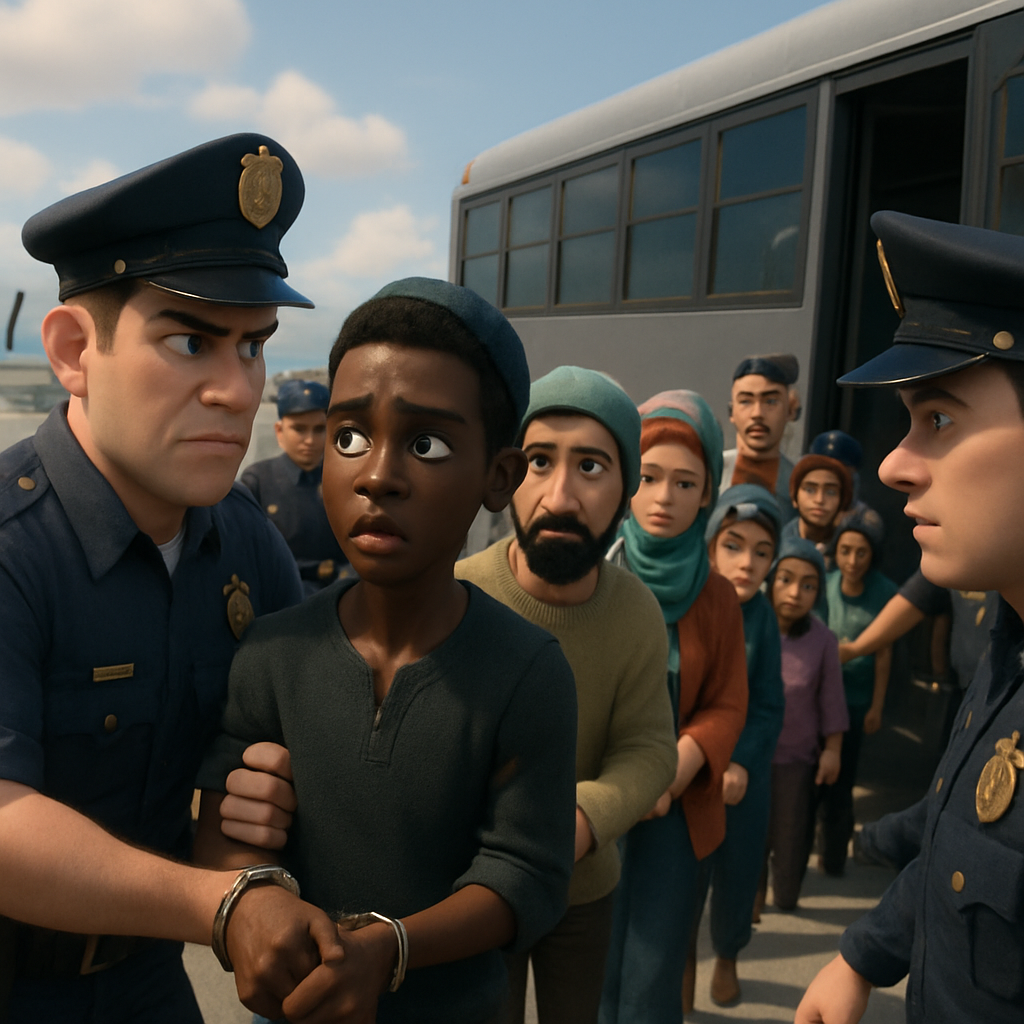 Today, the police detained more than 30 people of different nationalities living illegally in Cyprus.