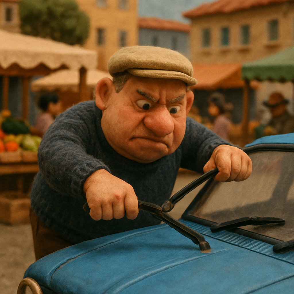 Сообщается, что этот же человек так же портил дворники на субботнем рынке в Лимассоле.