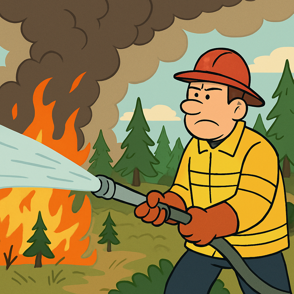 Лесной пожар в общине Агия Анна, в районе Ларнаки, вспыхнувший сегодня днем, взят под полный контроль.