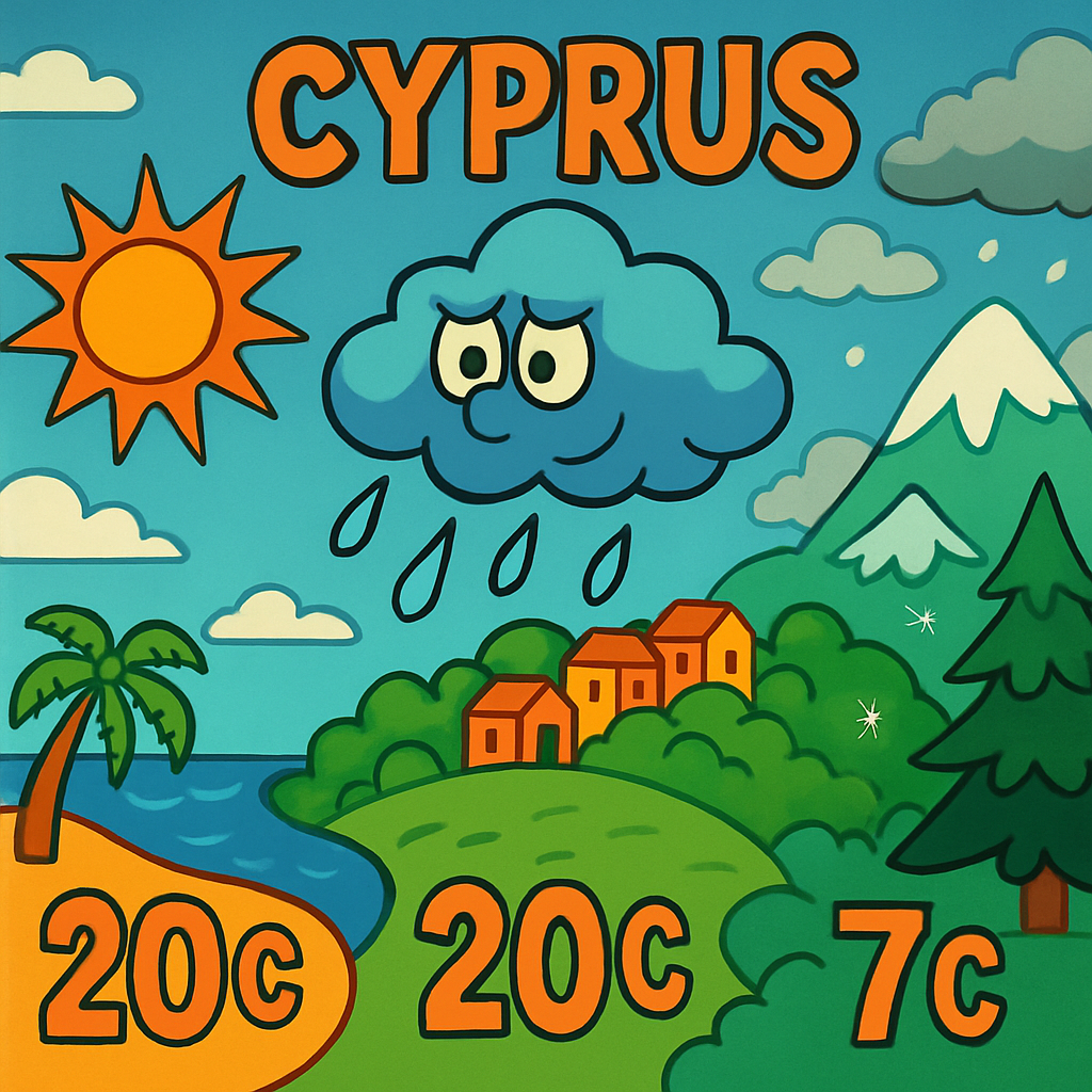 El miércoles por la mañana en Chipre estará mayormente despejado, pero más tarde habrá breves chubascos.