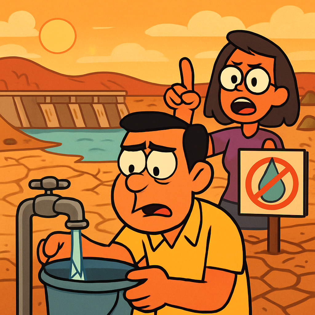 Жителей Кипра еще раз призывают не растрачивать воду, которая становится дефицитной, поскольку водохранилища почти пусты.