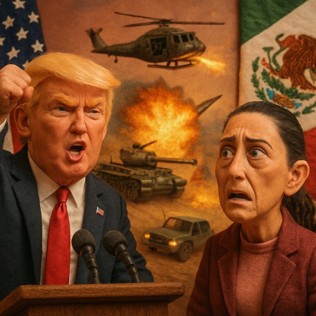 President Donald Trump said US forces will "start now hitting land" in Mexico targeting drug cartels, following months of naval strikes against narcoboats.