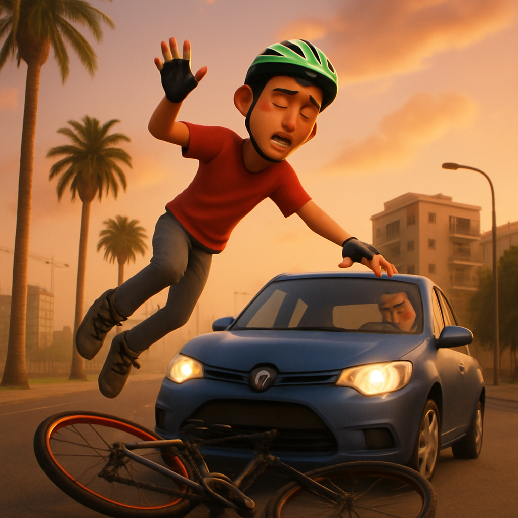 20-летний велосипедист из Сирии погиб в Лимассоле в результате столкновения с автомобилем.