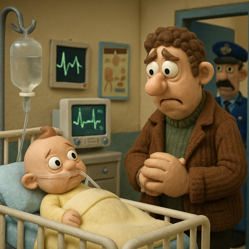 The condition of the three-month-old baby, hospitalized last week in the Nicosia children's hospital, remains serious but stable.