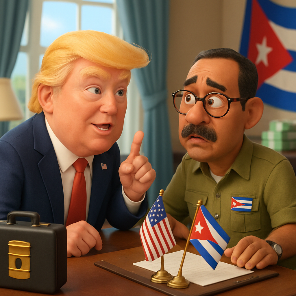 Trump suggests that Cuba should move to quickly strike a deal with Washington as he announced that the Caribbean nation will no longer be receiving oil or money from Venezuela, which it had relied on financially for years.