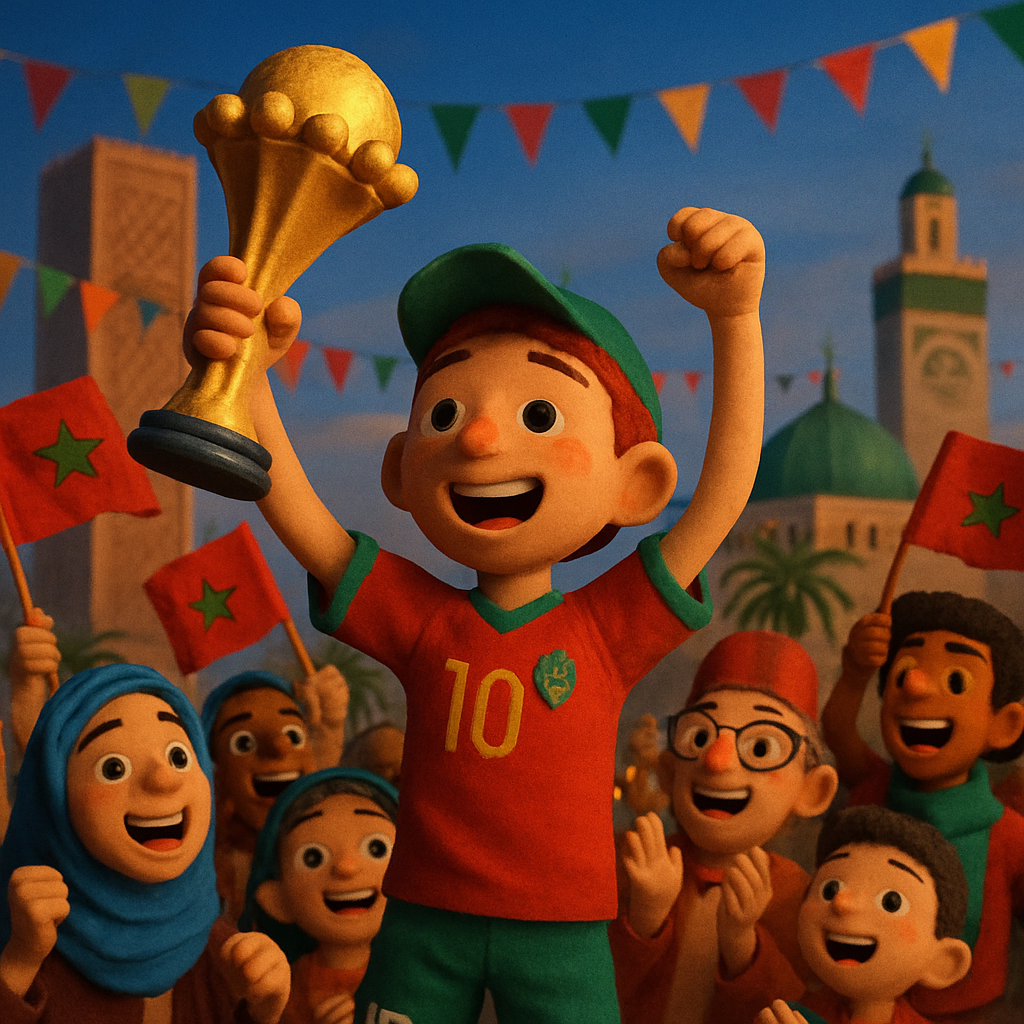 Morocco is in full celebration mode as the Africa Cup of Nations reaches its decisive stage, with football fever gripping both Casablanca and Rabat.