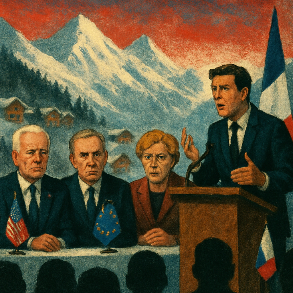 The annual gathering in the Swiss Alps resort town has been dominated by escalating tensions between the US and its European allies, with leaders warning of a crumbling world order, rising unilateralism and AI's threat to the world's workforce.