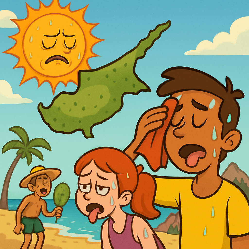 Сегодня на Кипре до +37С во внутренних районах, около +33С на побережье и +29С в горах.