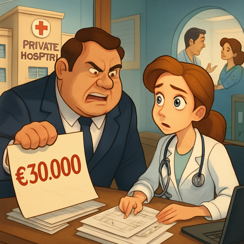 In Cyprus, a private hospital was fined 30,000 euros for repeatedly violating reporting deadlines, which leads to the distortion of patient data that other healthcare providers rely on.