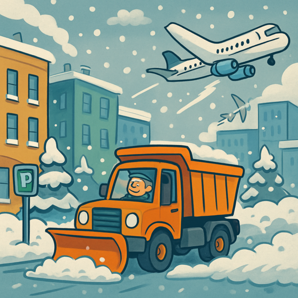 Streets were brined, plows were ready and flights were canceled as the metropolitan region braced for up to 10 inches of snow.