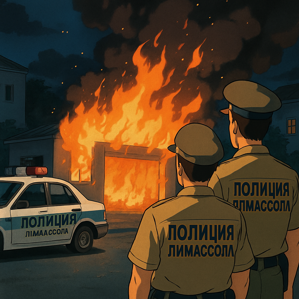 Полиция Лимассола полагает, что поджог является попыткой преступного мира оказать давление на владельца, возможно, в связи с вымогательством денег за защиту или текущими деловыми спорами.