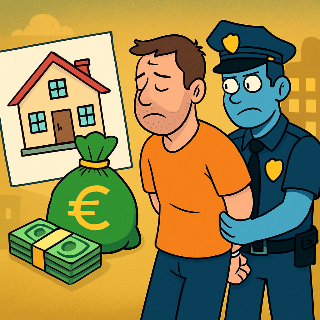 В Лимассоле арестовали 45-летнего мужчину за кражу 103000 евро.