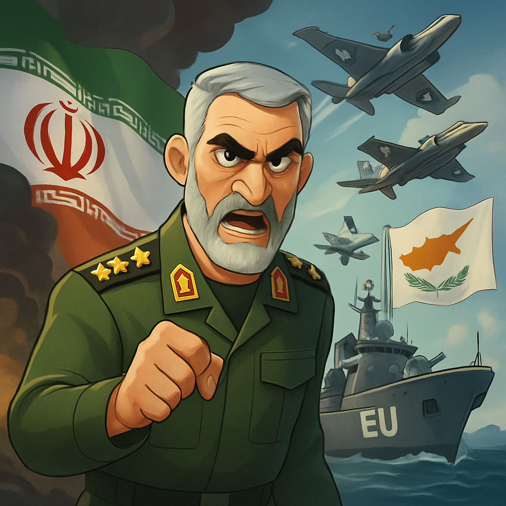 Irán ha declarado que las fuerzas aéreas y navales de todos los estados miembros de la UE, incluida Chipre, son organizaciones terroristas.