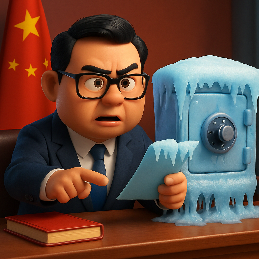 According to the Chinese foreign ministry, the sanctions entail freezing the companies’ assets in China and banning individuals and organisations from accessing them.