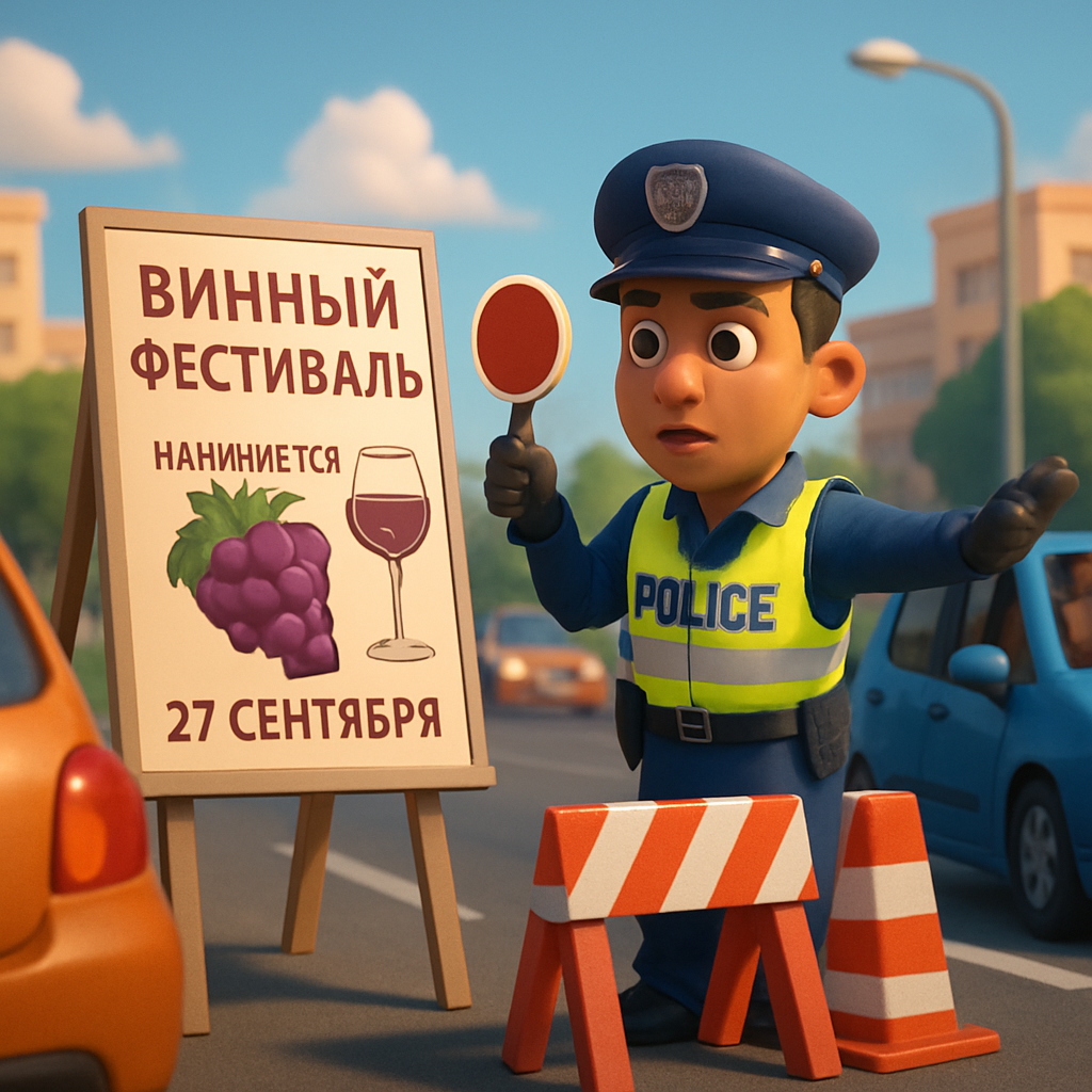 В связи с винным фестивалем в Лимассоле, который начинается завтра, 27 сентября, полиция Кипра готовится ограничить движение на некоторых дорогах.
