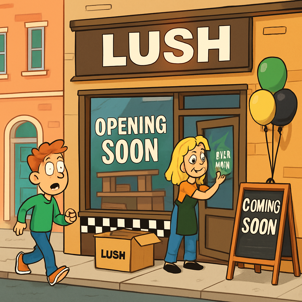 В Лимассоле на улице Анексартисиас скоро состоится открытие магазина LUSH.