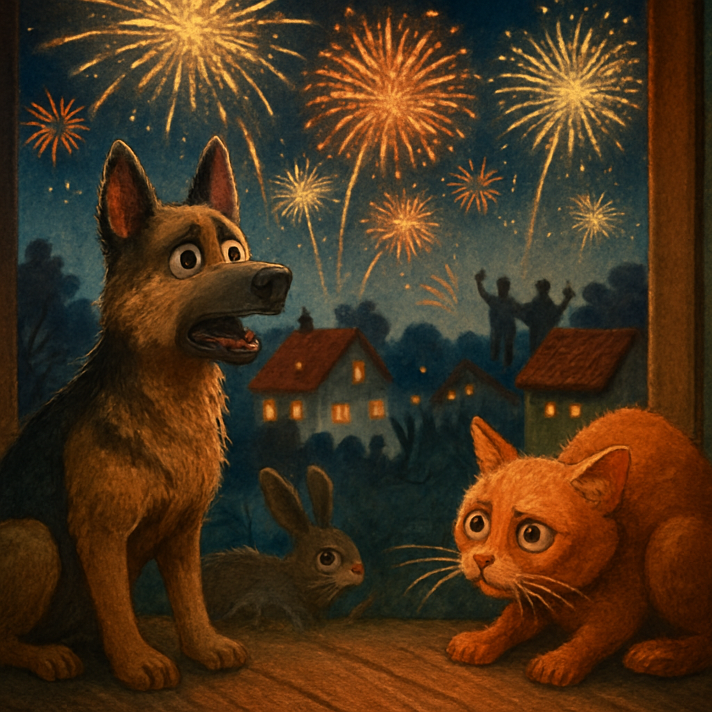 The year is coming to an end, and many people in Germany traditionally celebrate with fireworks.
