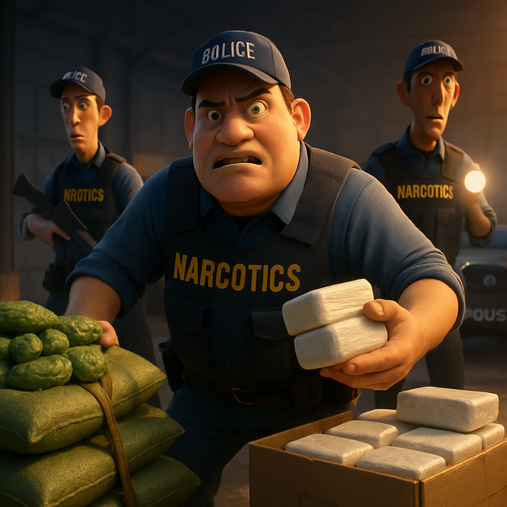 Durante una operación a gran escala llevada a cabo en Nicosia, los oficiales del departamento de narcóticos incautaron aproximadamente 100 kilogramos de marihuana y cocaína.