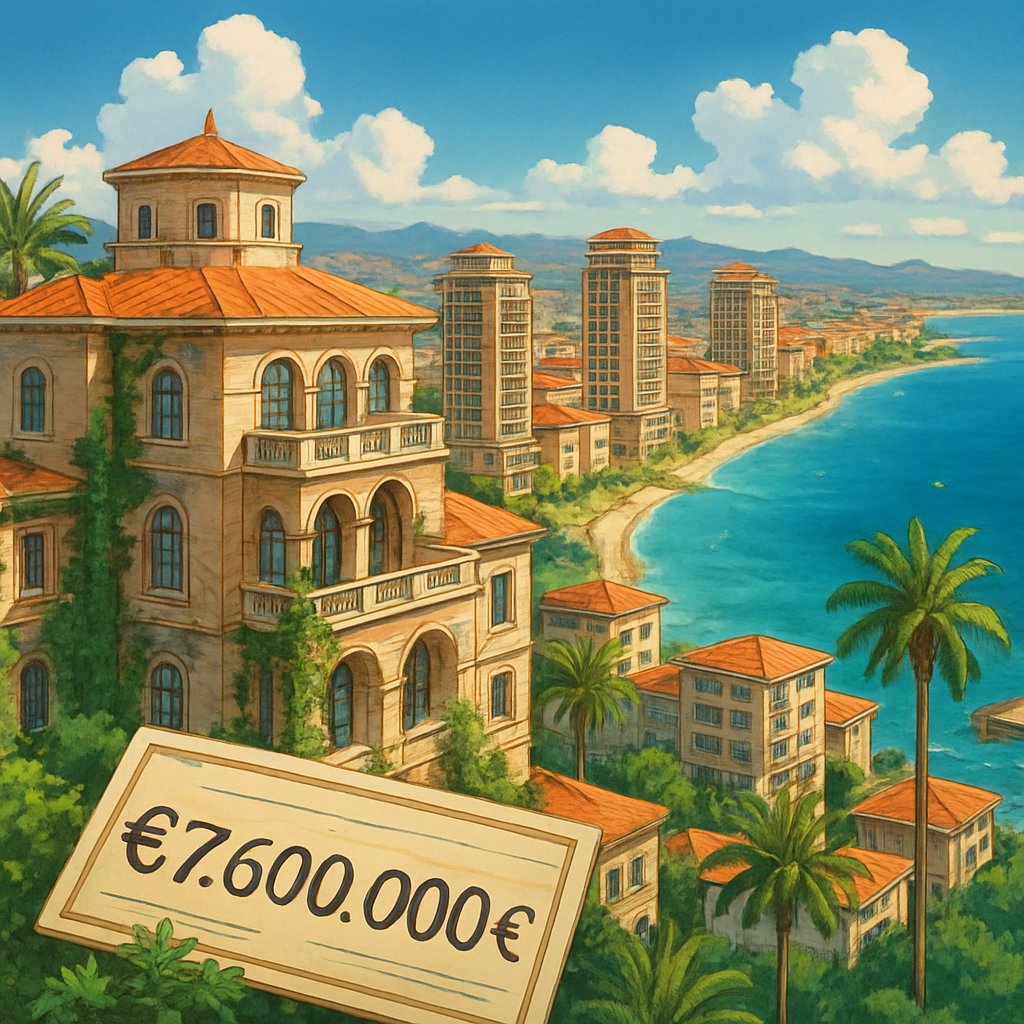 The 10 most expensive real estate transactions in Cyprus in October 2025 totaled 87.