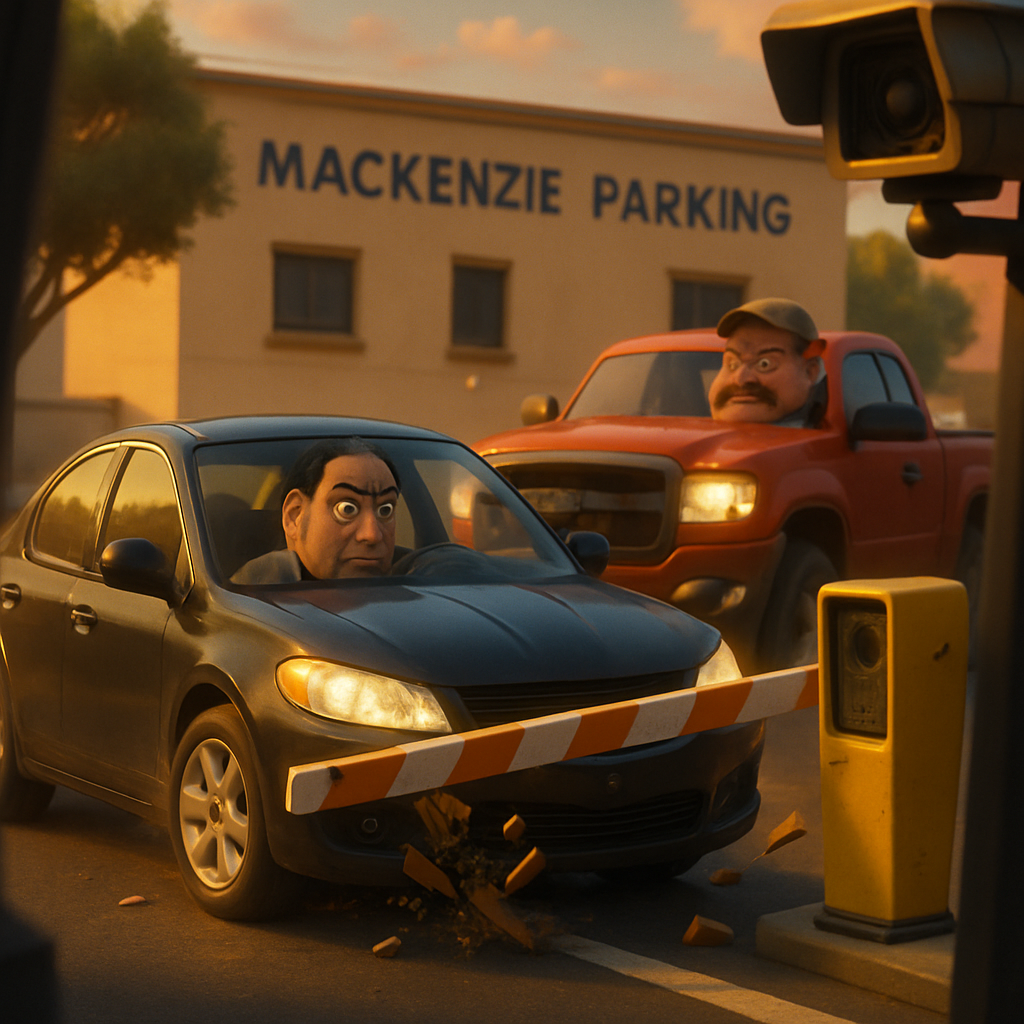 На парковке Mackenzie в Ларнаке водители намеренно таранили шлагбаумы, пытаясь повредить смарт систему, чтобы не платить сбор.