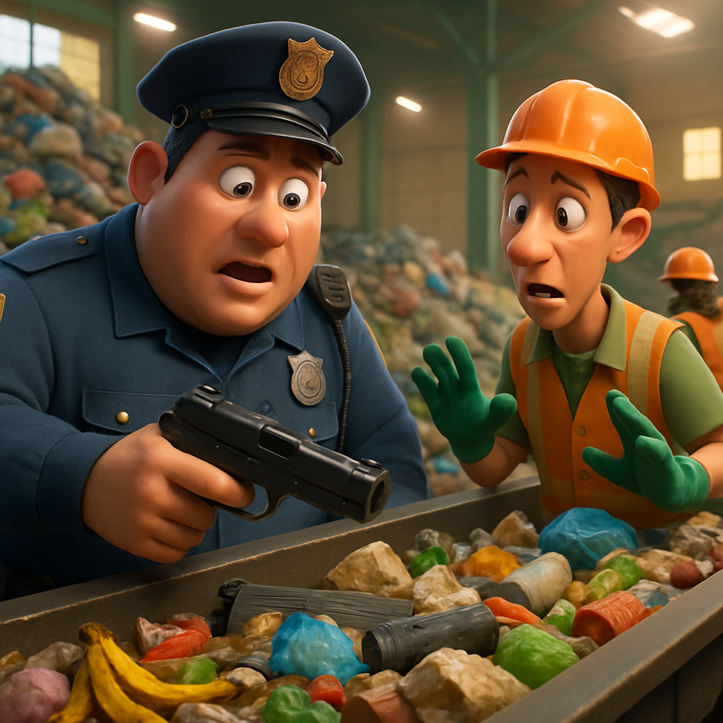 En la instalación de procesamiento de residuos en Limassol, se encontró una pistola durante la clasificación de residuos.