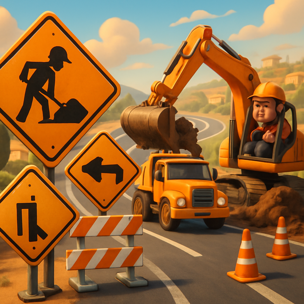 На Кипре начинаются дорожные работы на трассах Никосия-Лимассол, Никосия-Ларнака и Никосия-Акаки.