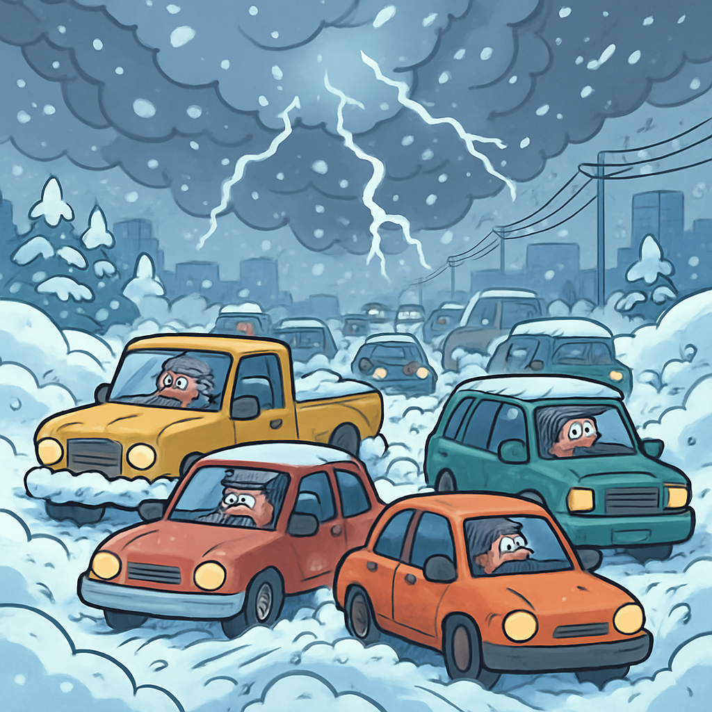 A colossal winter storm that hit the United States on Friday is causing severe disruption and traffic chaos across the country.