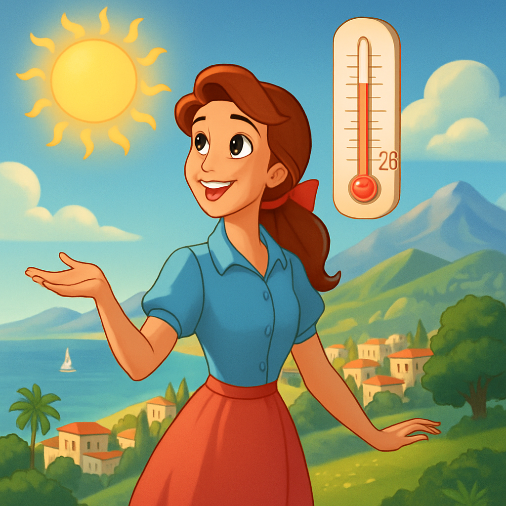 Во вторник на Кипре ожидается хорошая погода, температура воздуха достигнет +25C во внутренних районах и на побережье, +14C в горах.