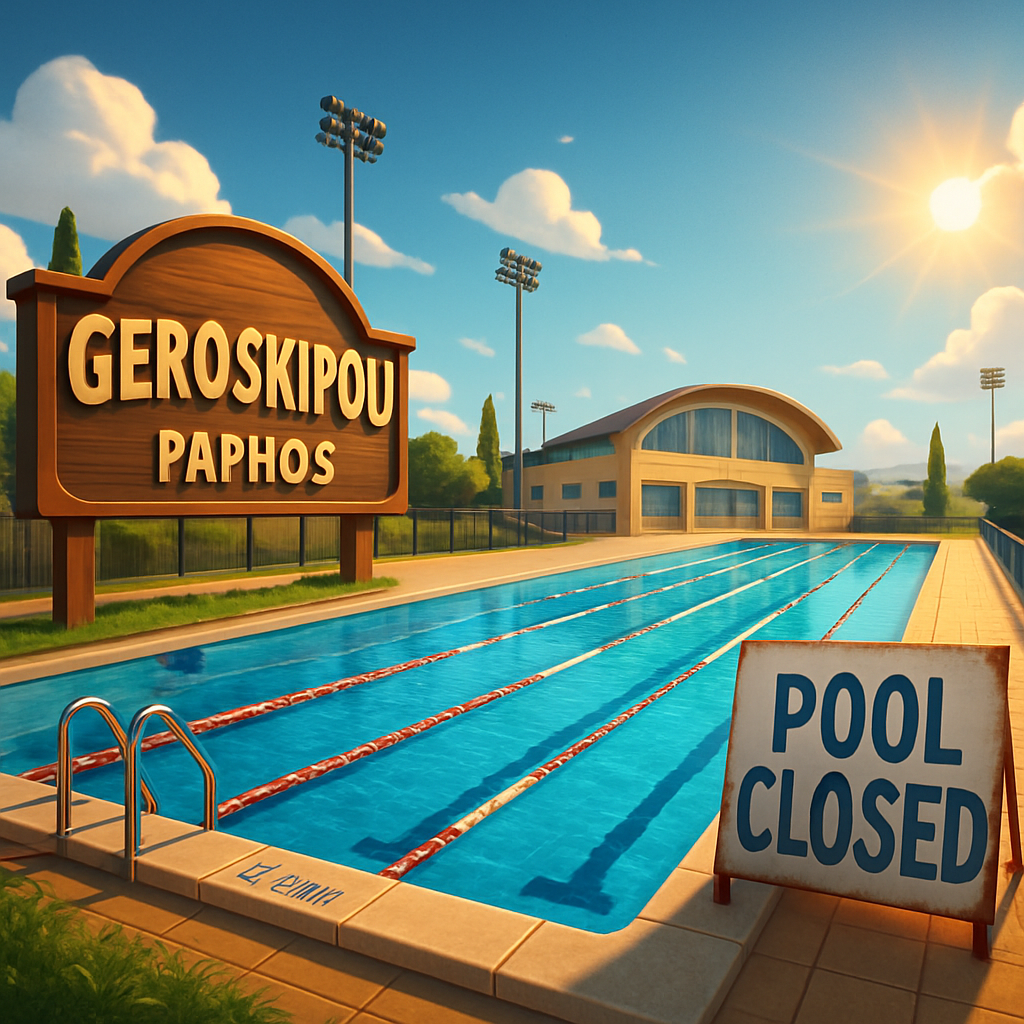 In Geroskipou (Paphos), the Olympic swimming pool will resume operations, which has been closed since 2022 due to serious issues.