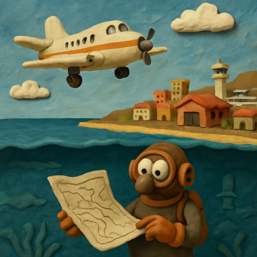 В последние 2 дня специальный исследовательский самолет совершал длительные полеты над Ларнакой, составляя карту морского дна в районе городского порта и аэропорта, что вызвало обеспокоенность местных жителей.