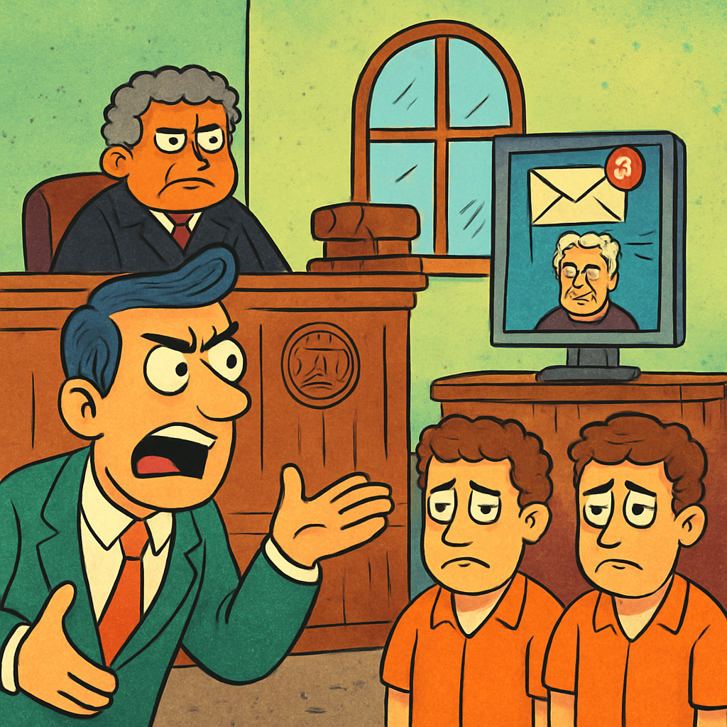 Defense lawyers unsuccessfully asked for a mistrial after the brothers appeared in the latest batch of Epstein emails.