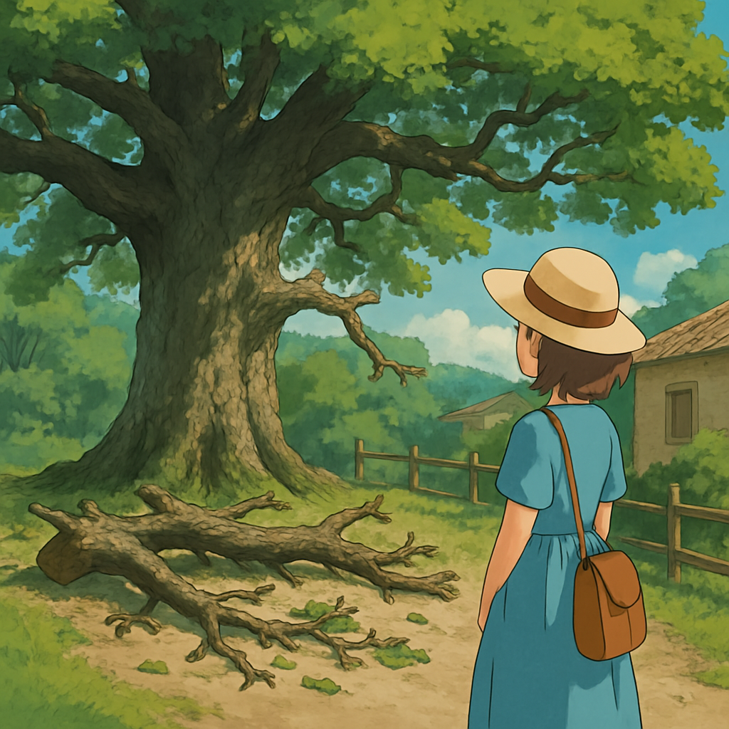 Жителей Кипра призвали держаться подальше от древнего дуба в деревне Ланья, с которого падают ветки.