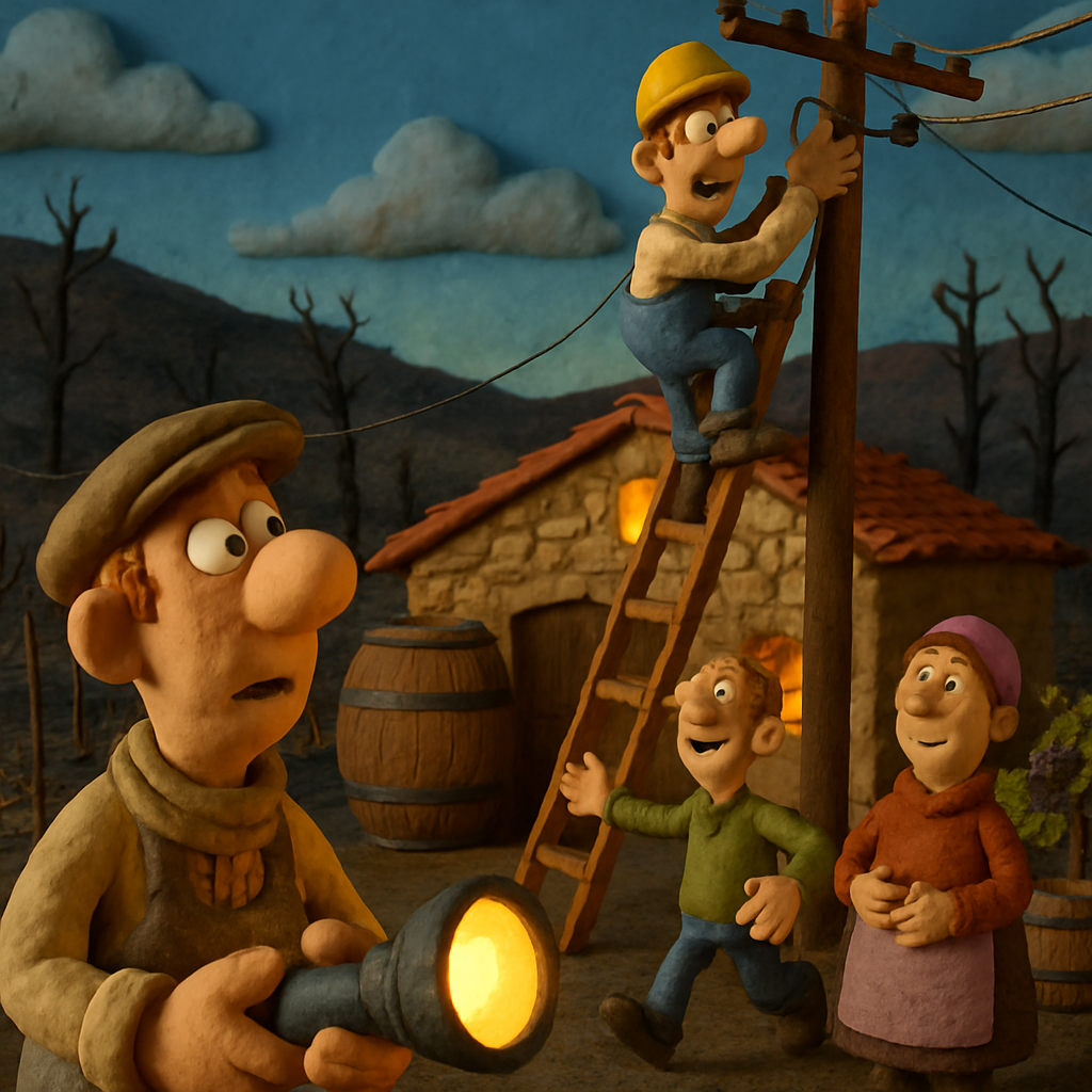 На винодельне в Пахне восстановили электричество спустя 2 недели после пожаров, охвативших район Лимассола.