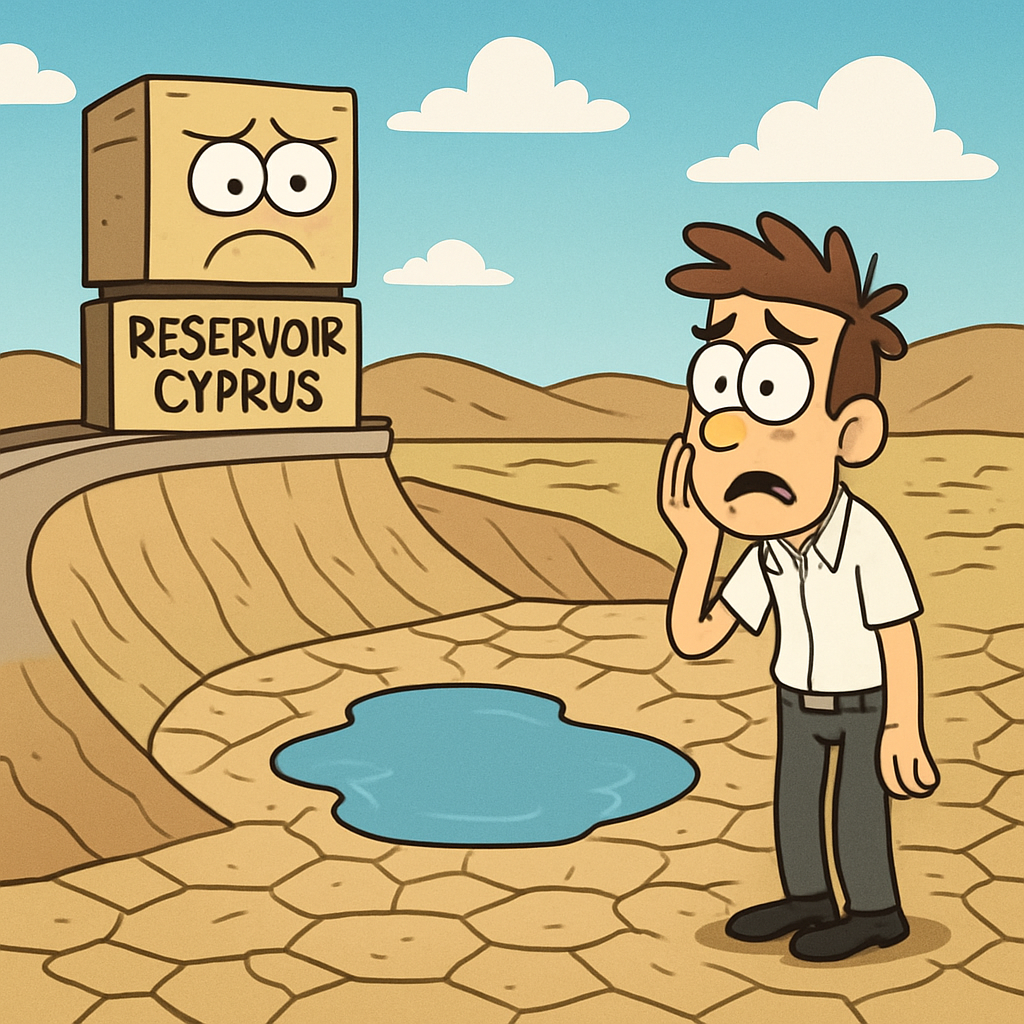 Водохранилища Кипра на данный момент заполнены только на 14,7%.