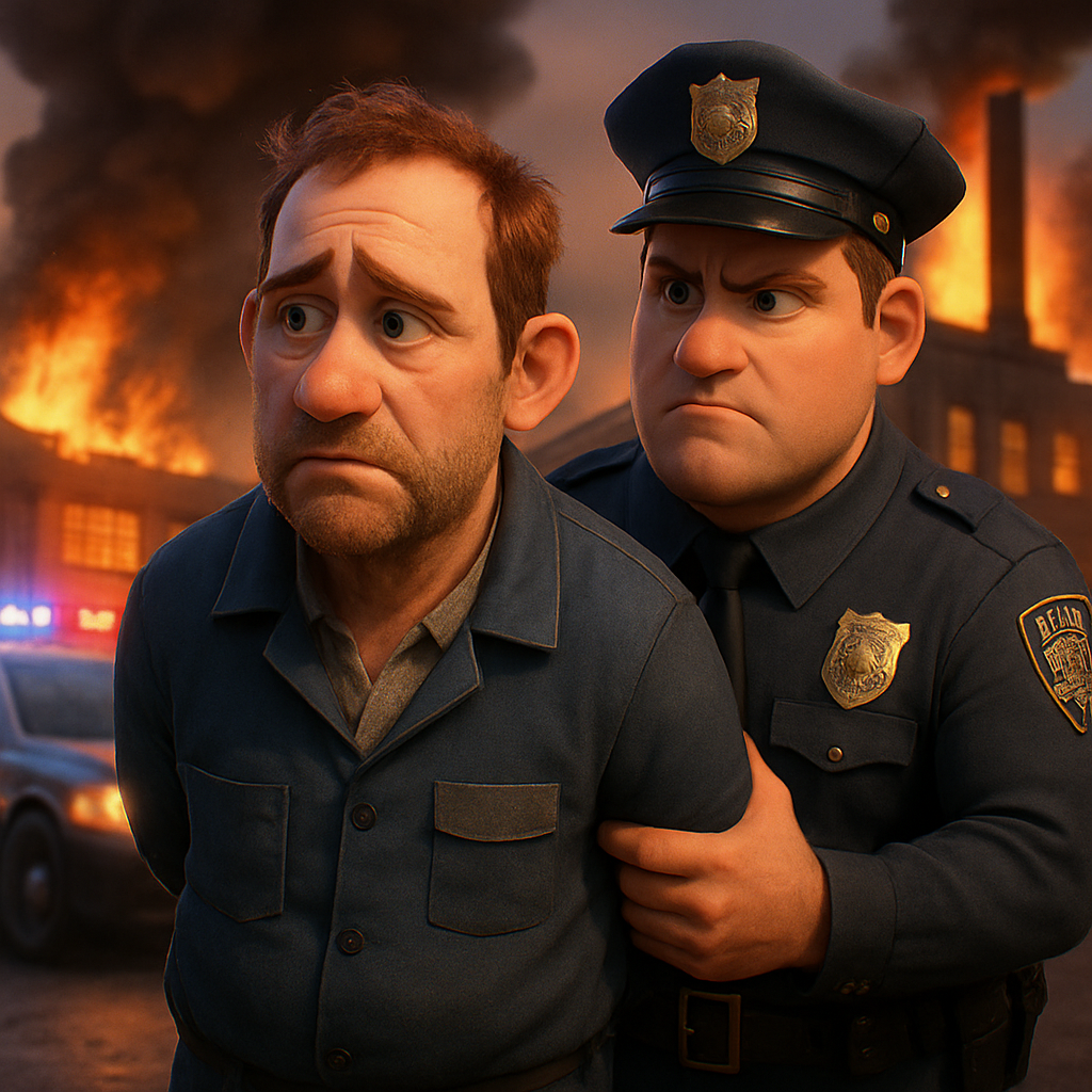 В связи с пожаром в Ипсонасе арестован 43-летний мужчина - бывший работник фабрики.