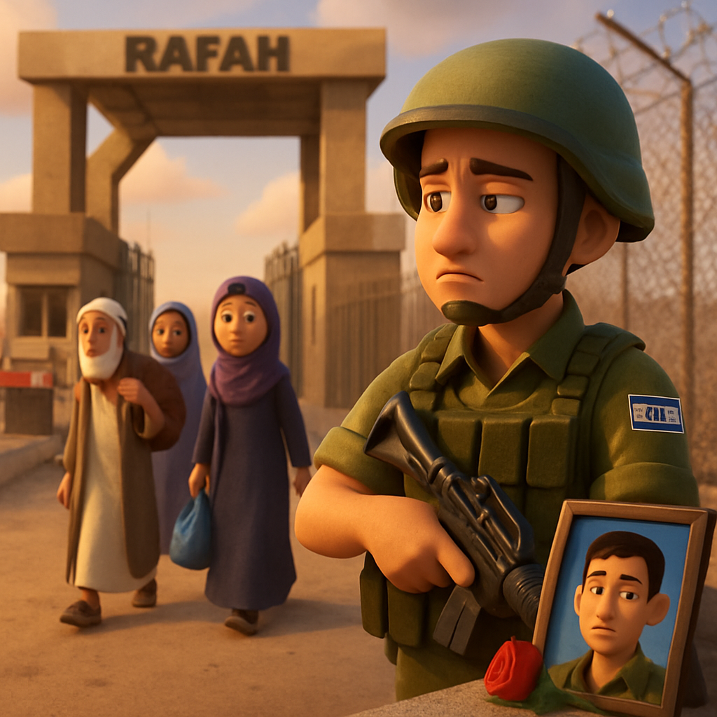 Israel agreed to reopen Gaza's Rafah crossing with Egypt for pedestrian passage only once the body of Israeli soldier Ran Gvili is found.