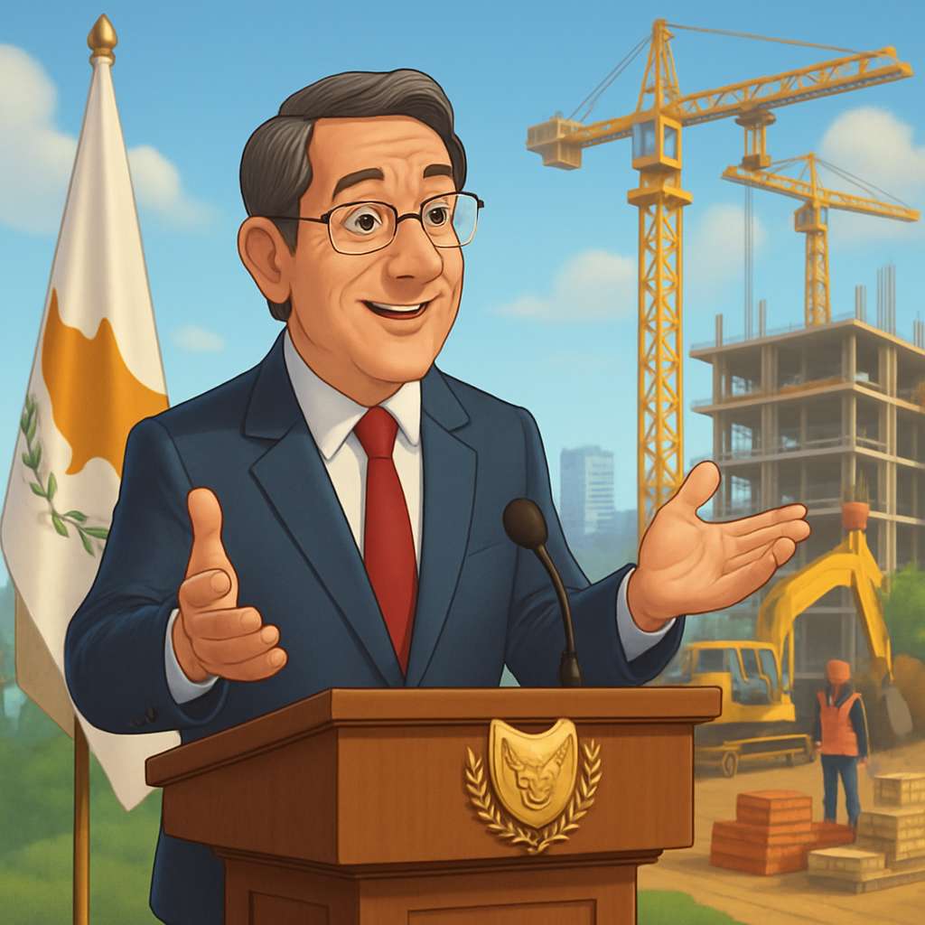 Президент Кипра представил меры поддержки строительного сектора и экономики.