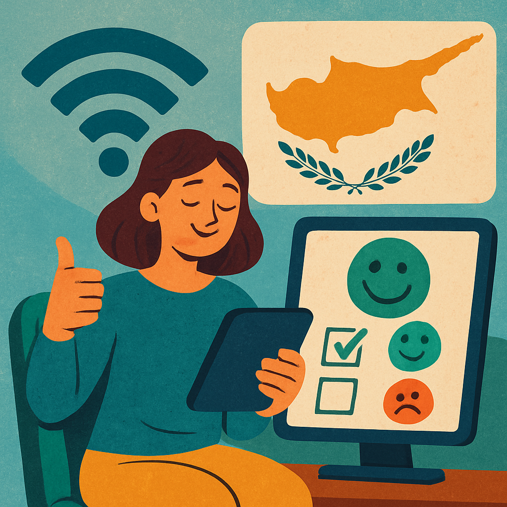 Недавний опрос потребителей интернет-услуг на Кипре показал высокий уровень удовлетворенности.