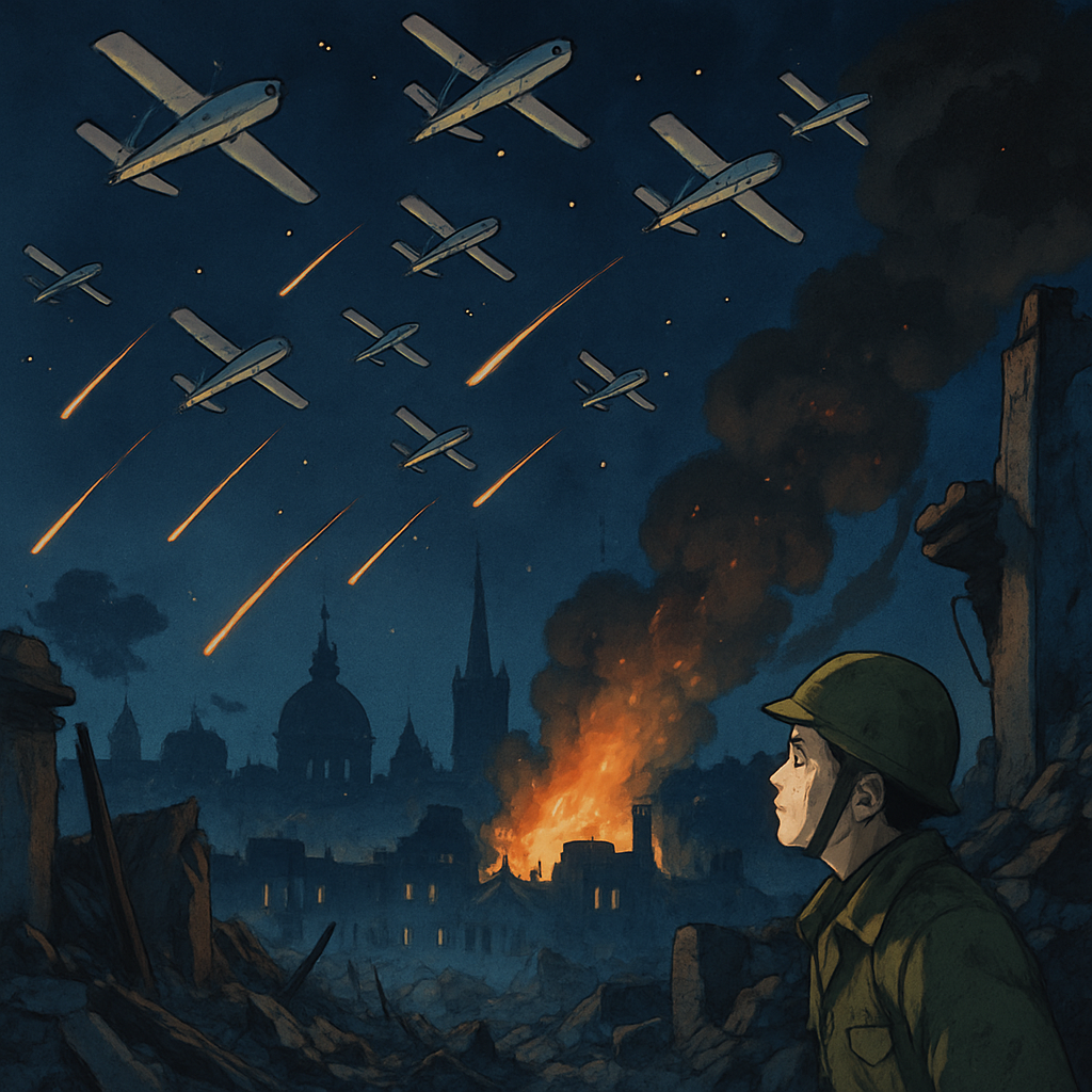 Russia launched dozens of drones into Ukraine overnight into Tuesday, as European leaders prepared to meet in Paris to discuss security guarantees in Ukraine.