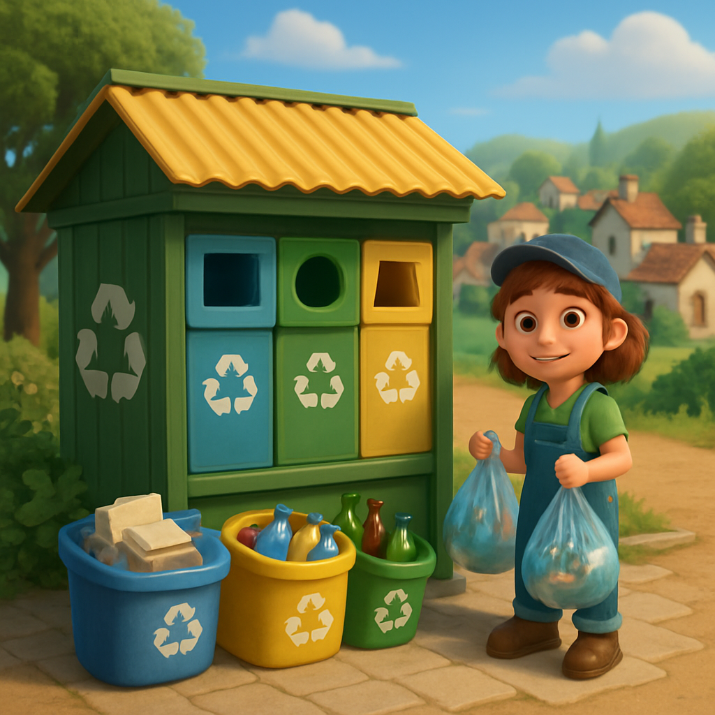 Девять деревень в районе Ларнаки получат «зеленые киоски» - небольшие сортировочные центры для вторсырья.