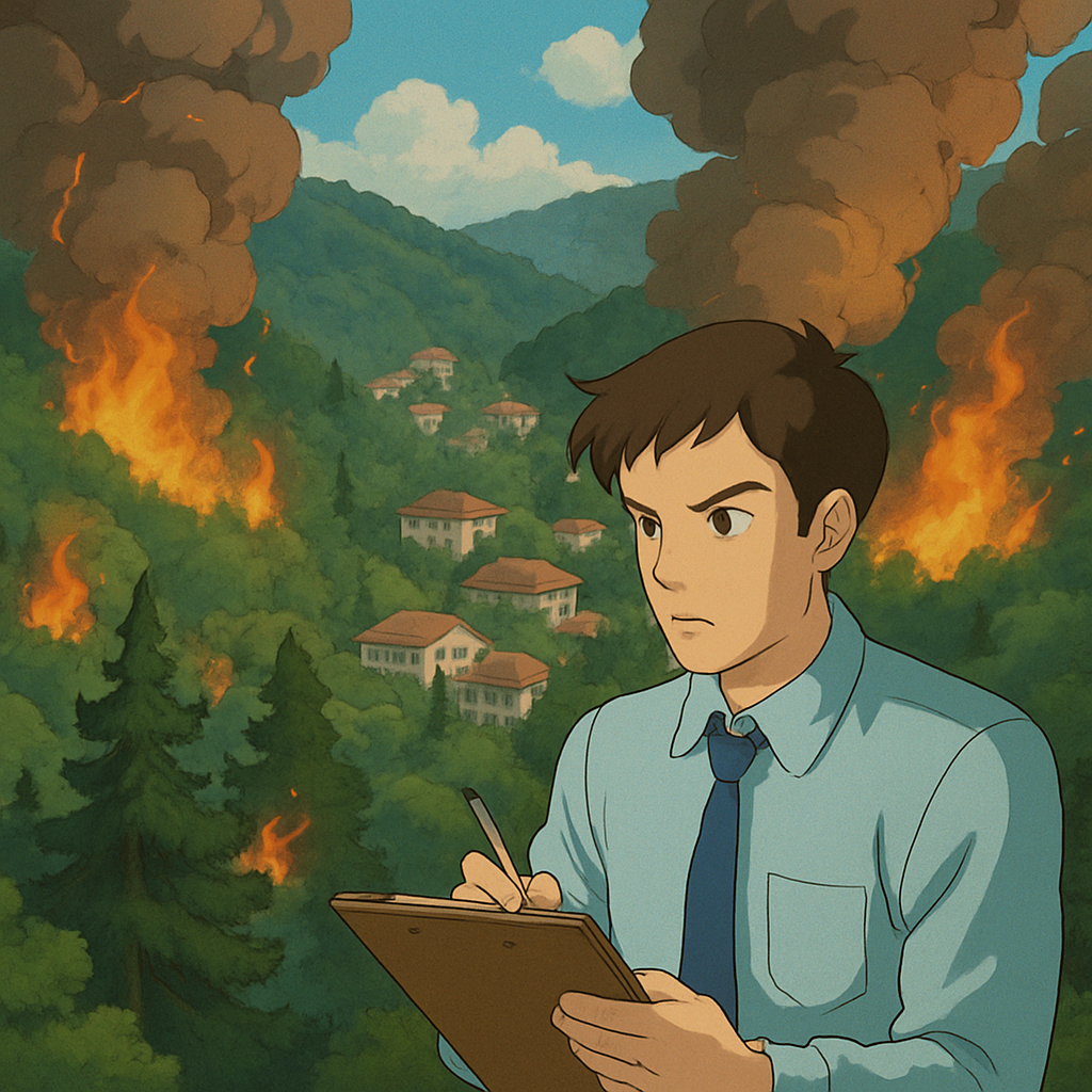 На Кипре расследуют причины пожара в Пано Платрес.