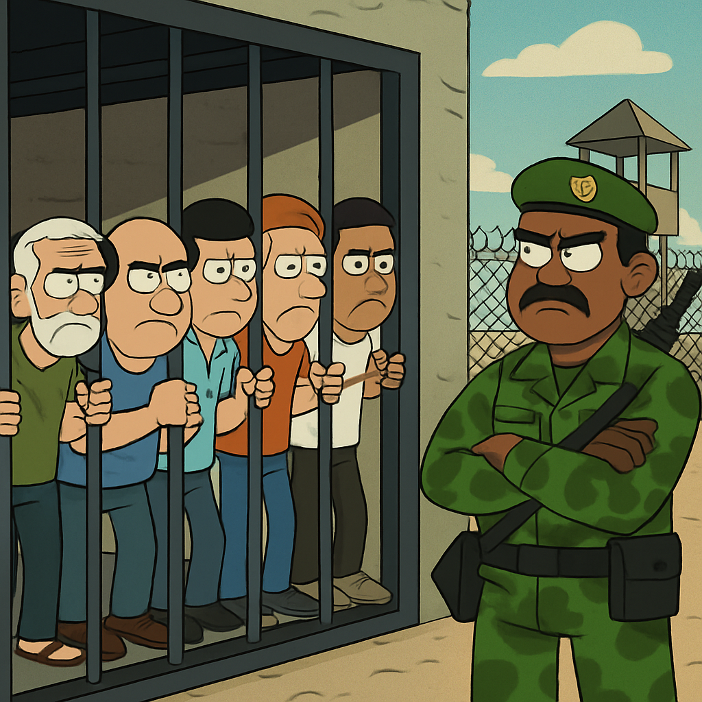 Пятеро греко-киприотов, незаконно удерживаемых на северном Кипре с 19 июля по обвинению в проникновении в военную зону, когда они посещали свою собственность, останутся под стражей еще на две недели.