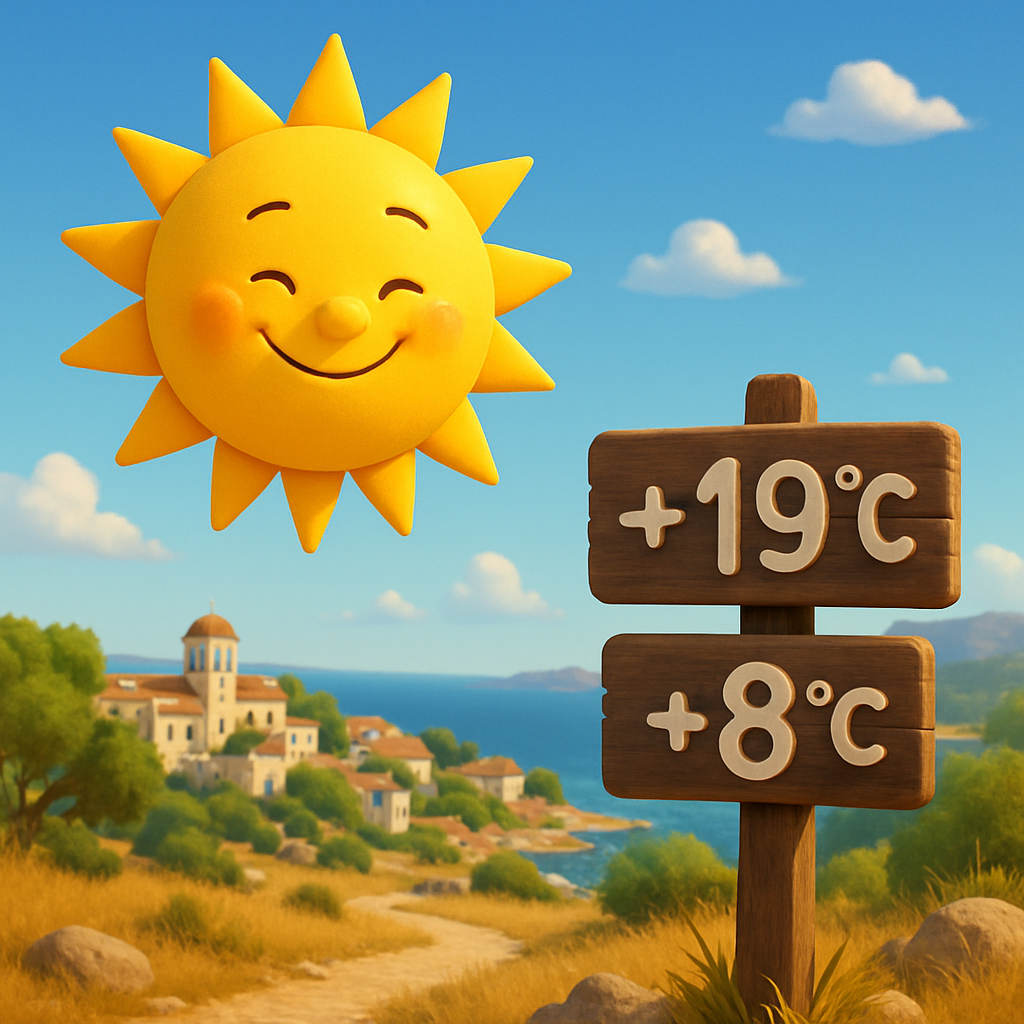 Сегодня на Кипре ожидается ясная погода.