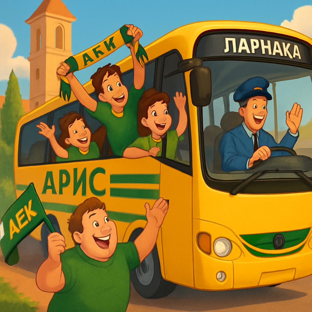 «Арис» приглашает болельщиков вместе прокатиться до Ларнаки — в понедельник суперматч с АЕКом!